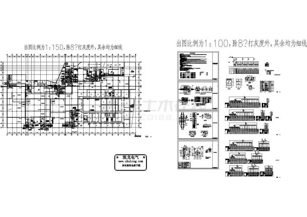 某18层写字楼电气设计施工图纸-图一