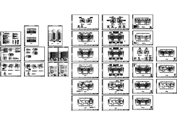 十二层住宅电气cad设计图纸全套.-图一