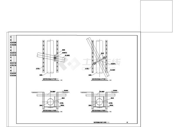 唐家桥区块排水管网改造工程初步设计结构图纸-图一