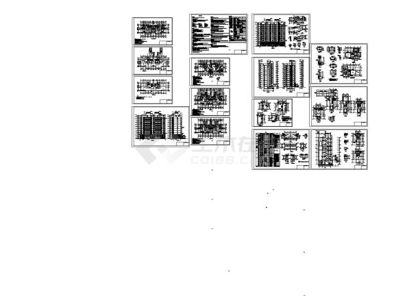 某地下一层地上十一层剪力墙结构住宅楼（4912㎡）设计cad全套建筑施工图（含设计说明）-图一