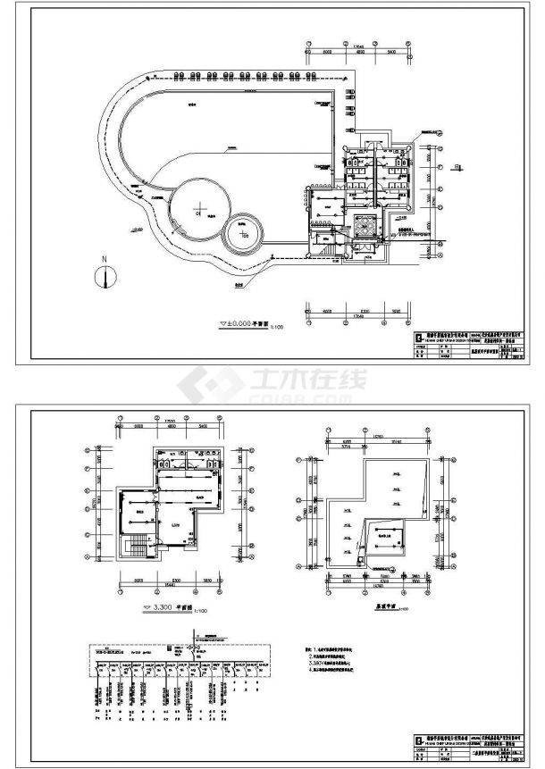 [湖南]-长沙咸嘉新村休闲广场全套园林景观cad施工图设计（绘图细致）-图二