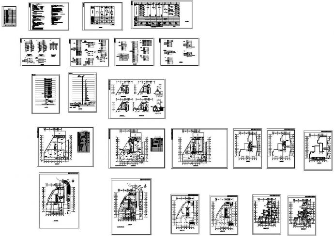 某十二层商住楼电气设计CAD施工图_图1