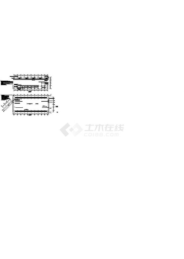 深圳某机场候机厅电气设计施工图纸-图一