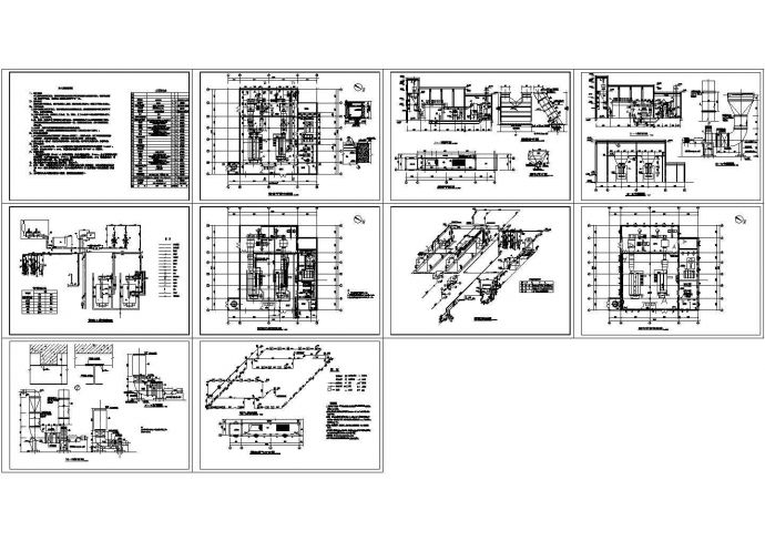 热水锅炉房施工图设计全套cad图纸（包含施工图设计说明）_图1