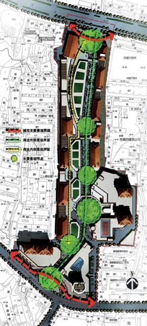 商业街景观规划设计方案-图二