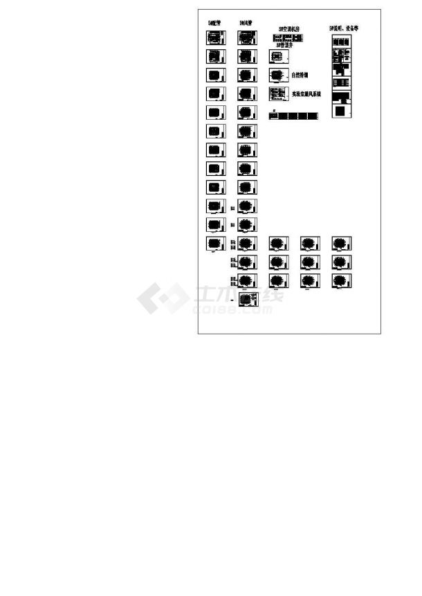 [浙江]高层科研实验楼空调通风排烟系统设计CAD施工图（甲级院设计 多联机系统）-图一