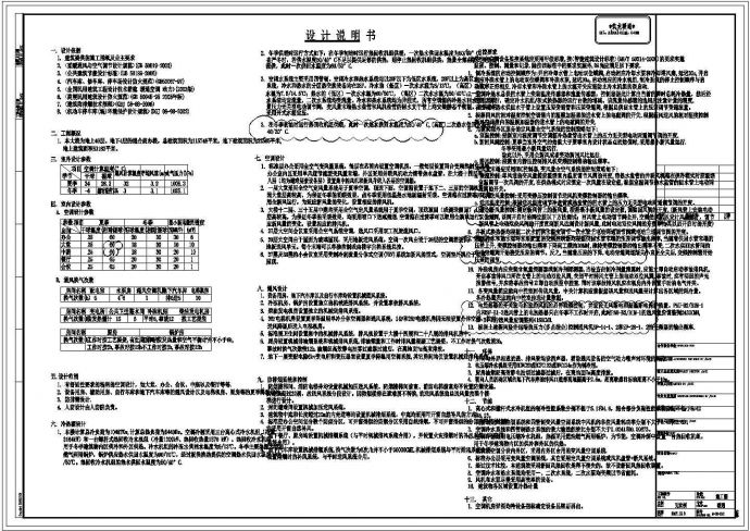 [上海]大型综合商业办公楼暖通空调全套施工图（办公,商业,娱乐,餐饮）_图1