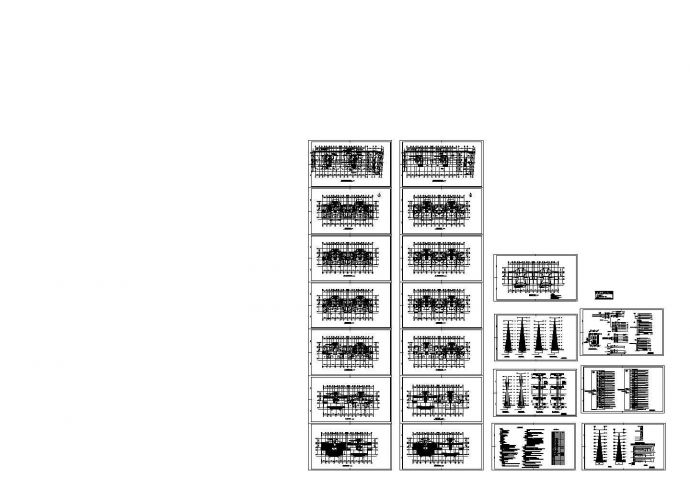 十二层小高层住宅电气系统设计全套施工cad图，共二十一张_图1
