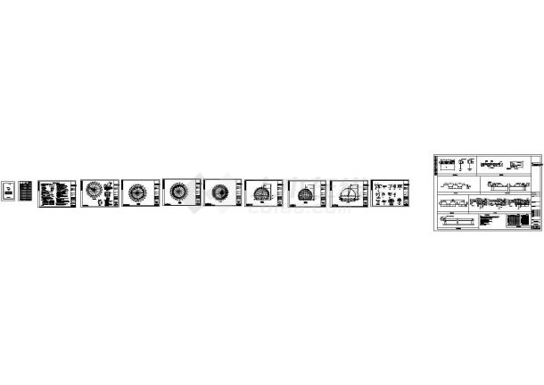 球形网架及桁架双层旋转木马结构施工图，含钢结构设计说明-图一