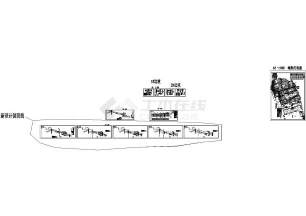 山区边坡地质灾害治理锚索及挖孔抗滑桩挡土板设计图-图一