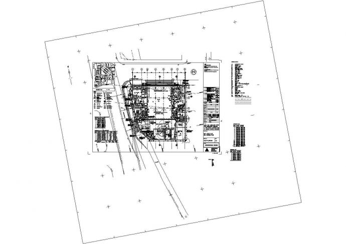 某地上六层砖混结构传染病医院大楼设计cad全套建筑方案图（含总平面）_图1
