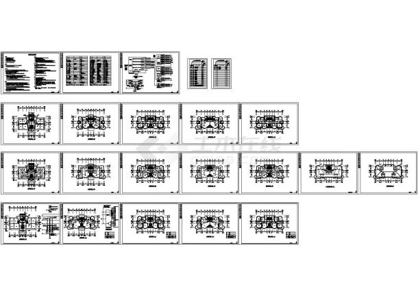 某地豪华住宅 楼电气设计施工CAD图-图二