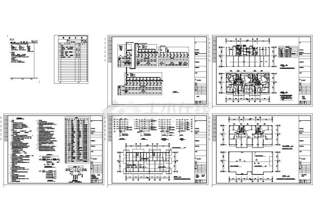 福建某六层住宅楼电气CAD图纸-图一