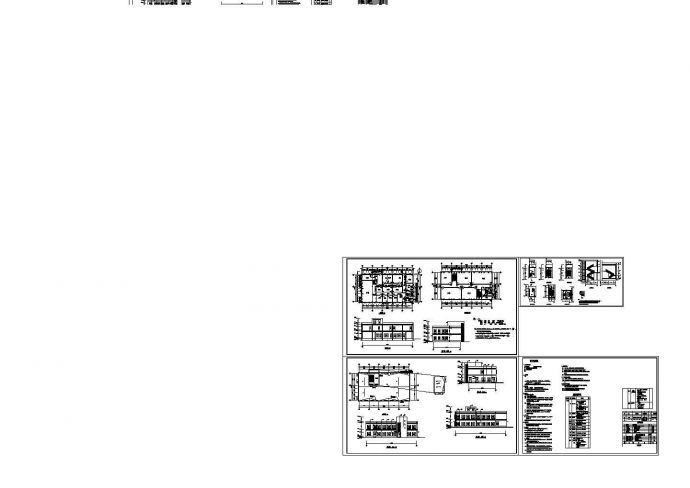 某二层钢筋混凝土结构厂房（1054㎡）设计cad全套建筑施工图（含设计说明）_图1