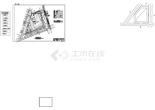 某村镇联合社农贸市场建筑设计CAD施工图-图二