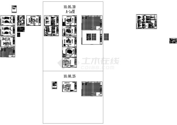 上海多层别墅电气施工图纸（含强电、弱电等）-图一