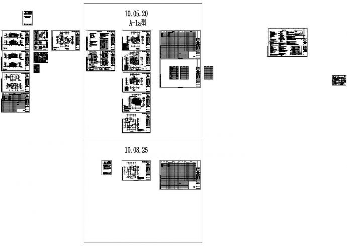 上海多层别墅电气施工图纸（含强电、弱电等）_图1