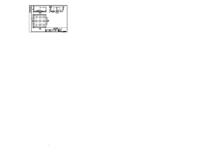 某污水处理厂水解酸化池建筑cad图纸、含平面图剖面图_图1