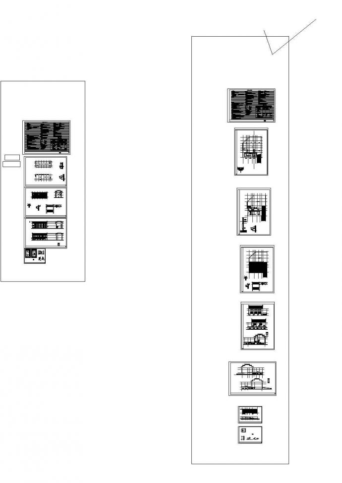 垃圾房——连廊建筑设计图纸CAD_图1