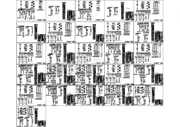 经典6-10KV变压器详细二次原理cad设计图图集（甲级院设计，26张图）-图一