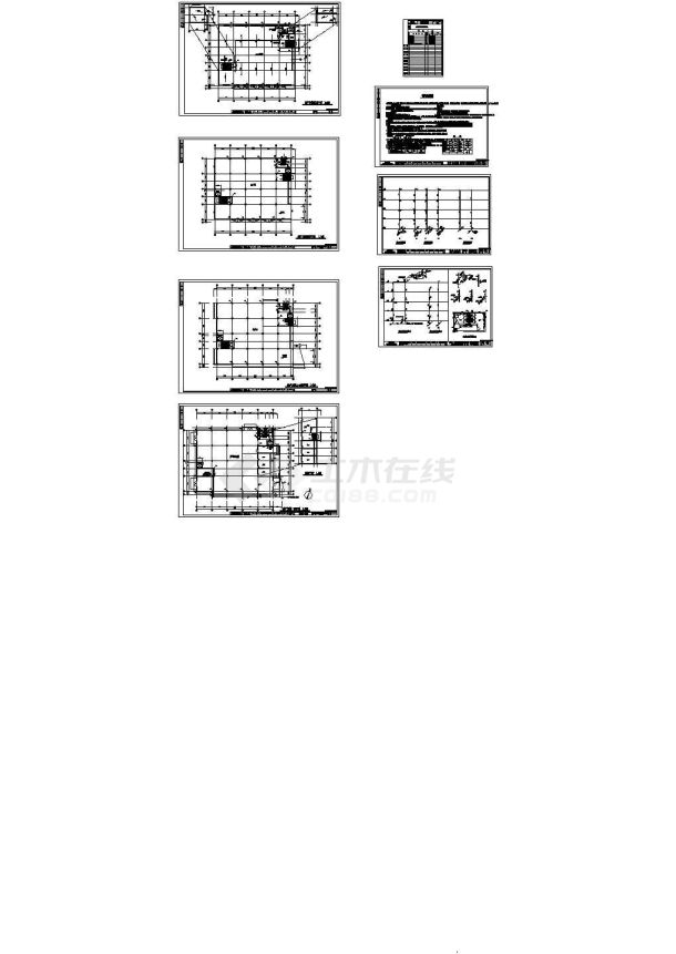 某工业厂房综合楼给排水设计施工图纸（含设计说明）-图一