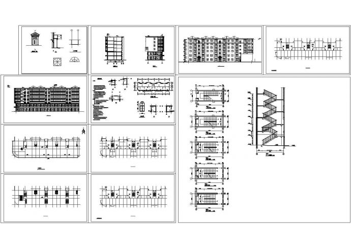 某小区6层框架结构住宅楼建筑设计CAD施工图_图1