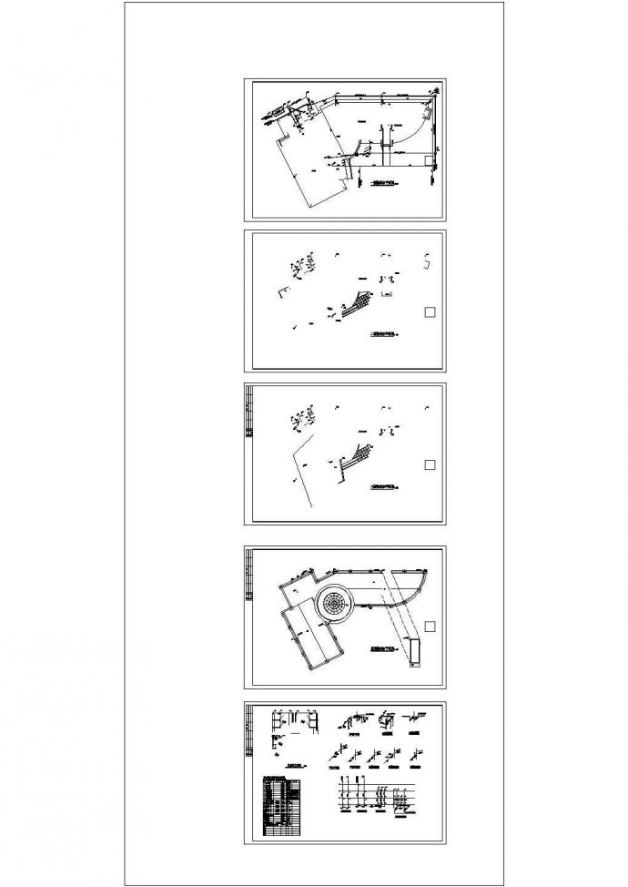 某四层会所给排水CAD设计图纸_图1