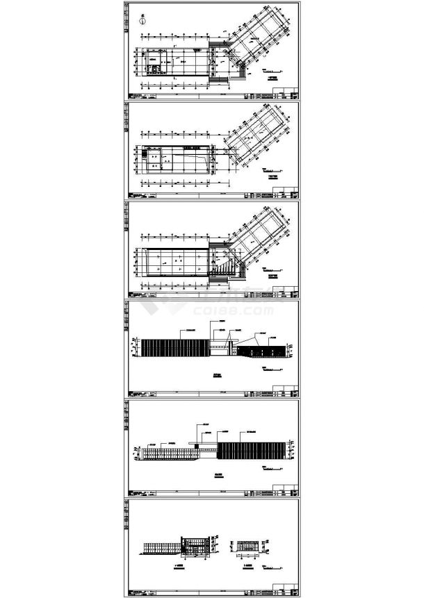 [浙江]现代风格售楼处设计方案施工图（CAD+效果图）-图一