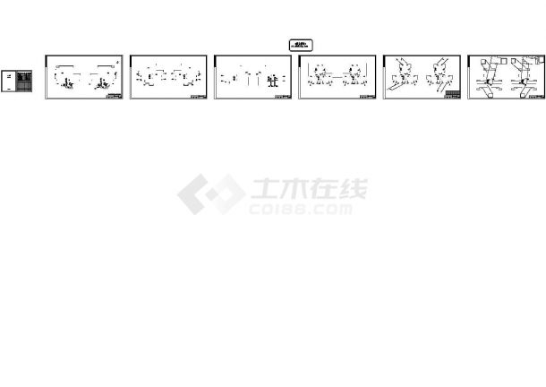 [广东]高层住宅小区通风防排烟设计施工图（管道支吊架）-图一