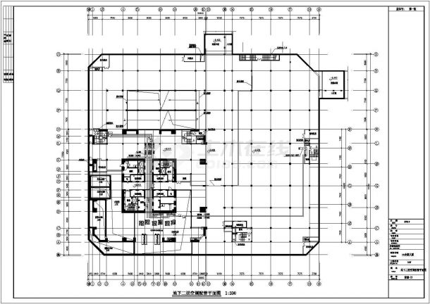 [深圳]50层商业大厦空调设计施工图（管道支吊架）-图一