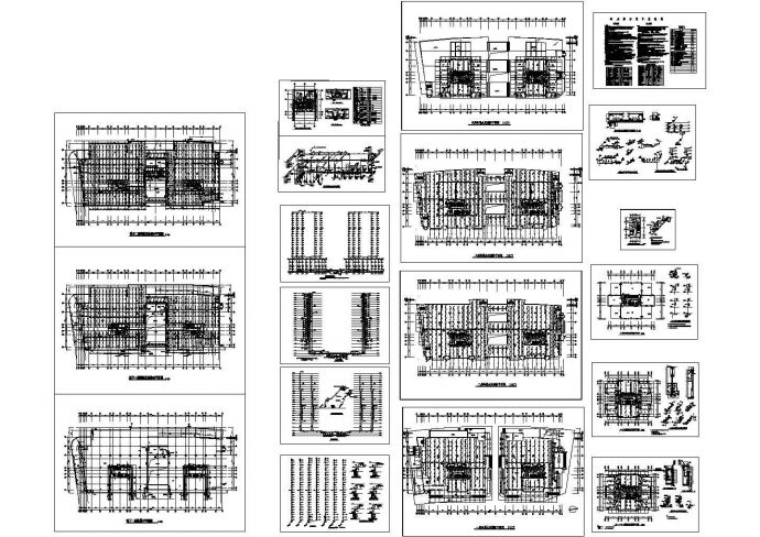 某二十四层高层办公楼给排水设计cad全套施工图（含设计说明）_图1