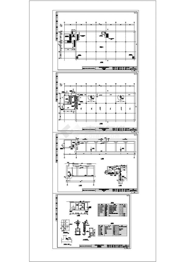 某调蓄池工程cad施工图设计（标注详细）-图一