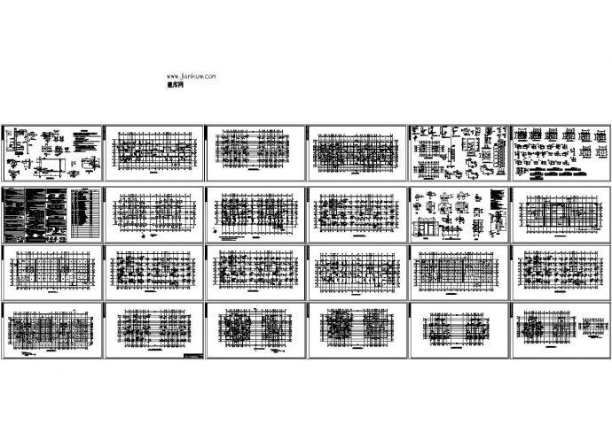 某小高层框剪结构住宅楼设计cad全套结构施工图纸（含设计说明，24张图）_图1