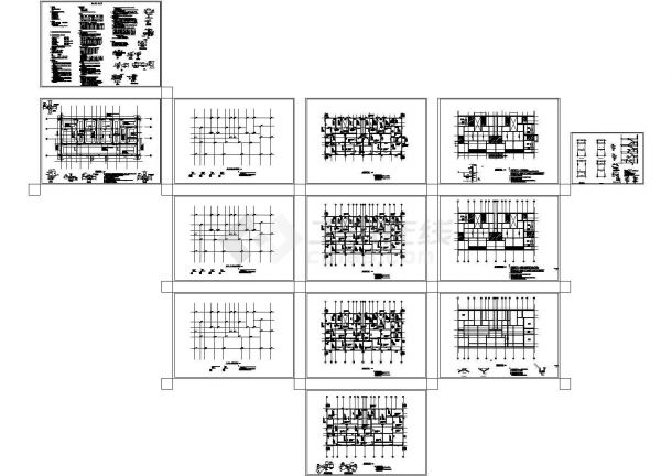 童品小镇集贸市场改建工程--结构-图一