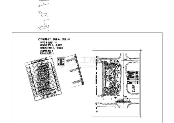 1.56万平米世纪阳光小区总规划建筑设计CAD施工图-图一