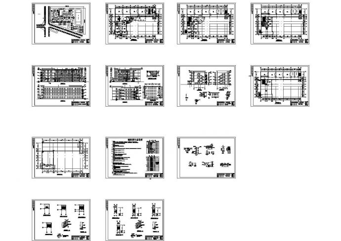 某四层框架结构教学楼（4019㎡ ）设计cad全套建筑施工图纸（含设计说明，含总平面）_图1
