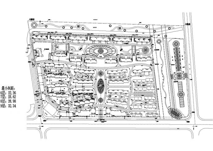 锦辰繁光小区总规划建筑设计CAD施工图_图1