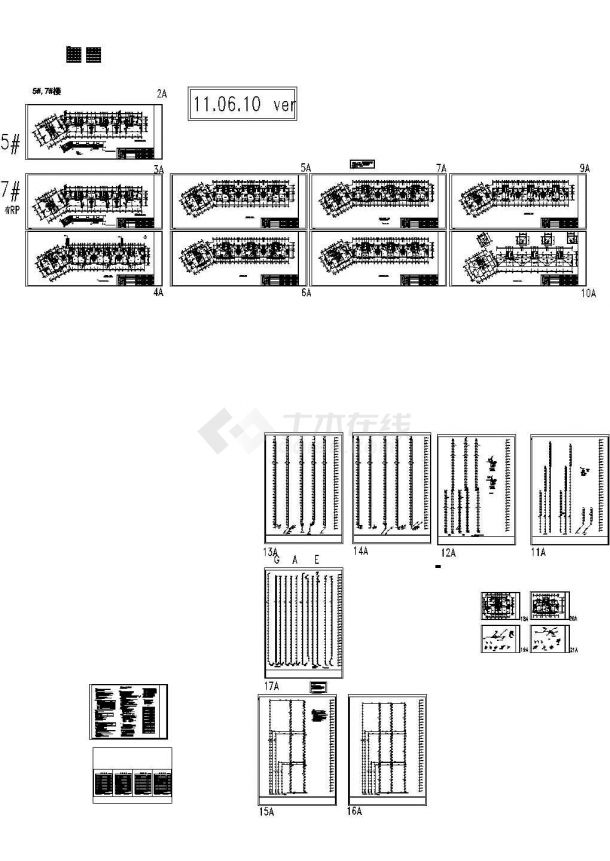 [内蒙]高层商住楼给排水消防施工图（直饮水系统、7个CAD）-图二