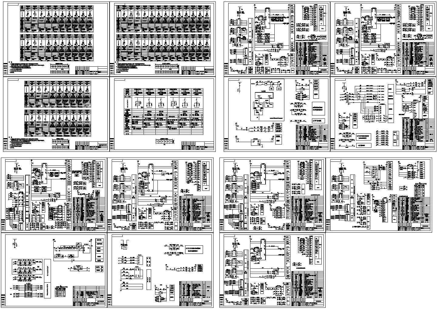 某矿石码头改扩建工程KYN44-12型高压配电柜设计cad全套电气施工图纸（标注详细，15张图）
