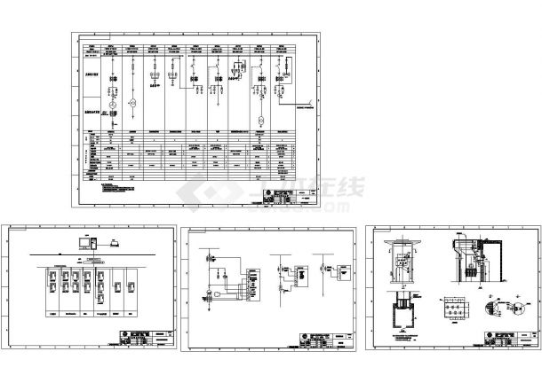 酒钢集团余热发电项目初步设计cad全套建筑施工图纸（含总平面图、含给排水设计，含电气设计）-图二