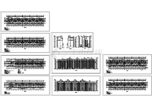 广州某小区6层住宅楼建筑设计CAD施工图 （含阁楼）-图一