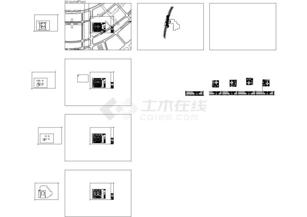 世博会中国馆建筑方案CAD设计图-图二