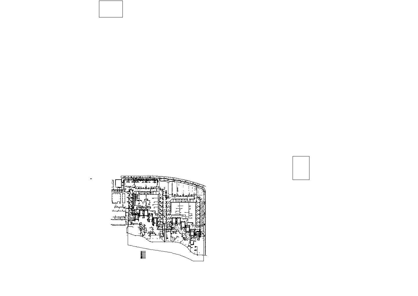 某景观排水管网CAD设计平面图