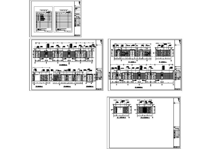 江西某地工业建筑走廊电梯厅设计图._图1