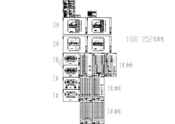 莆田市某二十九层住宅楼（底商）给排水CAD施工图-图一