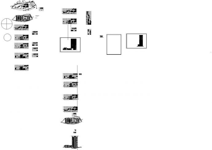 某高层消防室CAD设计平面图_图1