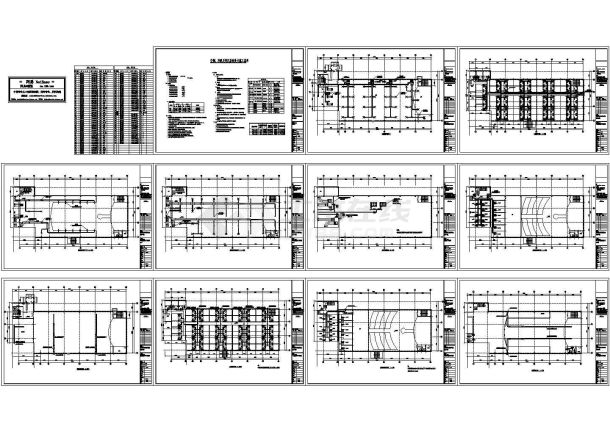 碧水云天楼盘项目通风空调工程设计cad全套施工图（含设计说明）-图一