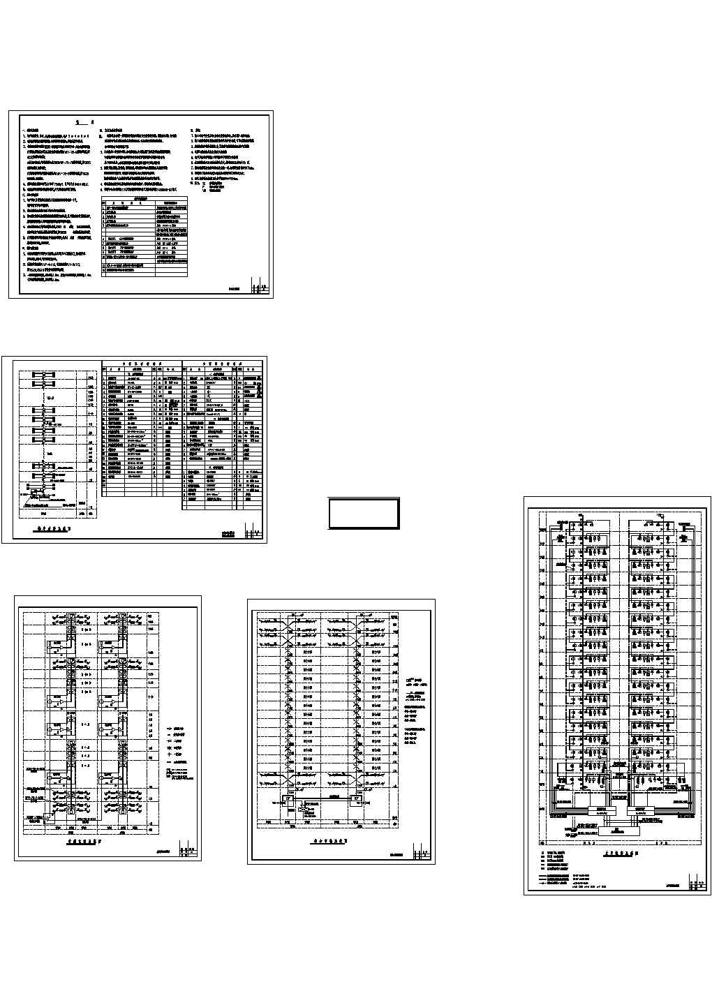 十八层住宅弱电说明和系统图CAD图纸
