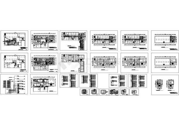 某七层酒店电气详细设计施工图纸-图二