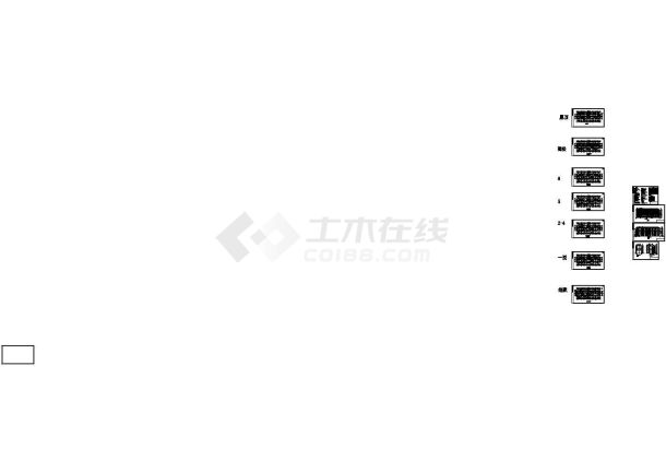 6层砖混住宅楼建筑结构设计施工cad图纸，共十九张-图一